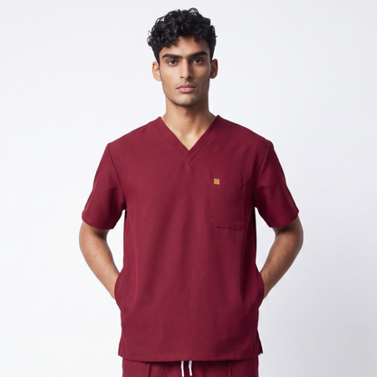 Pyjama de Bloc Homme 'Omni-Stretch'- Bordeaux