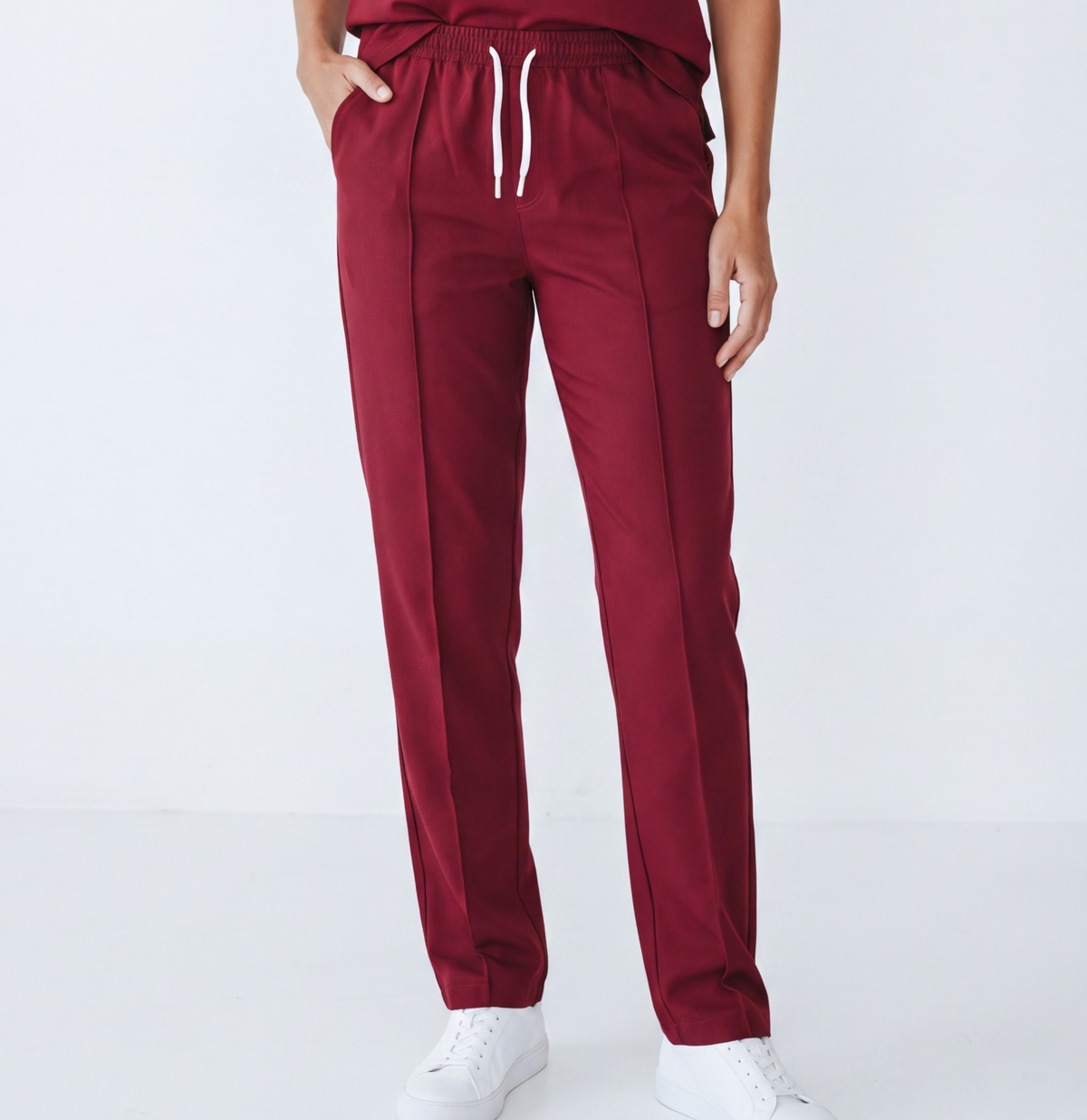 Pyjama de Bloc Femme 'Omni-Stretch'- Bordeaux