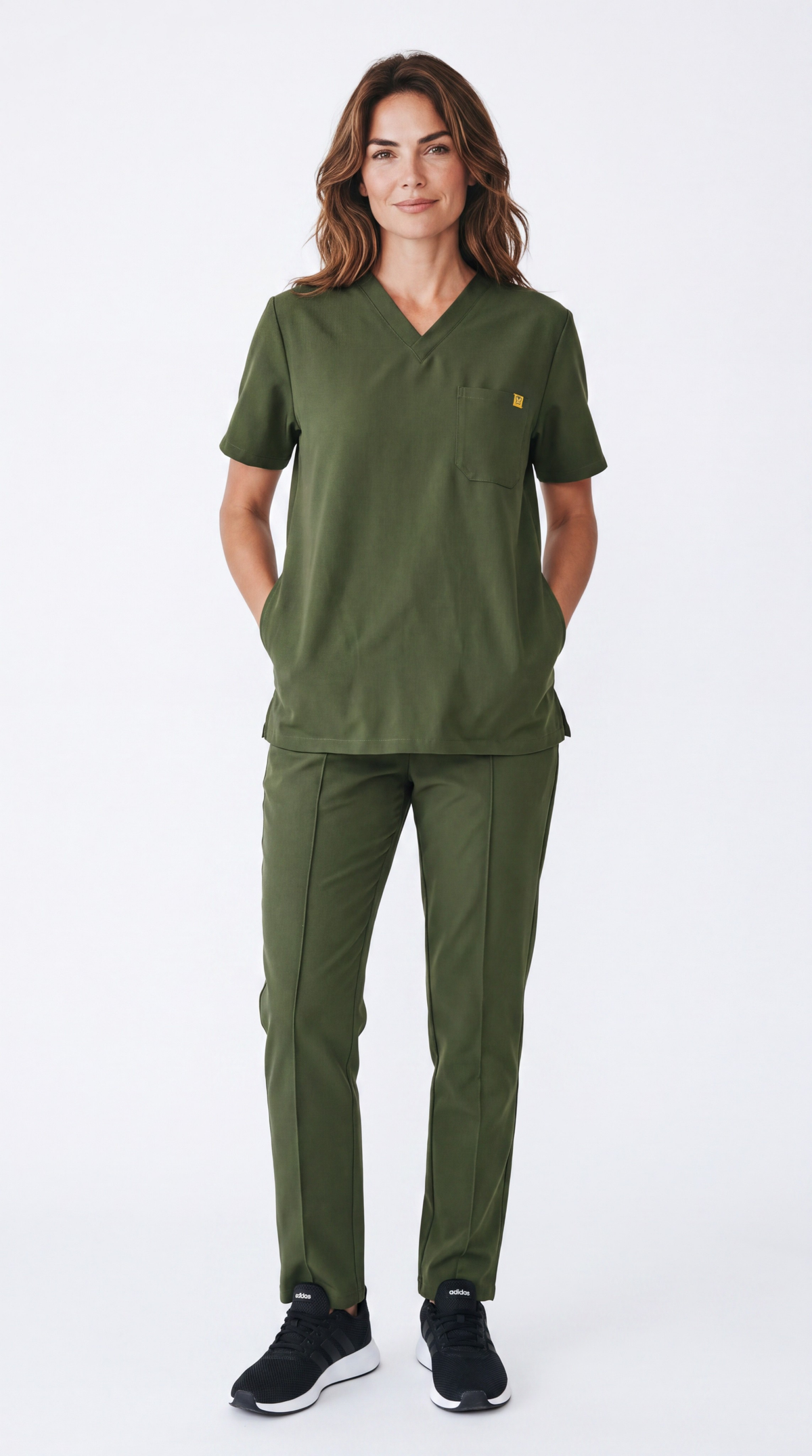 Pyjama de Bloc Femme 'Omni-Stretch'- Vert Kaki