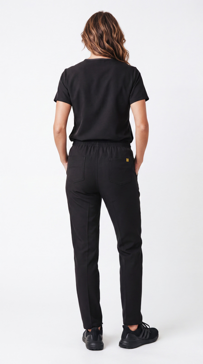 Pyjama de Bloc Femme 'Omni-Stretch'- Noir