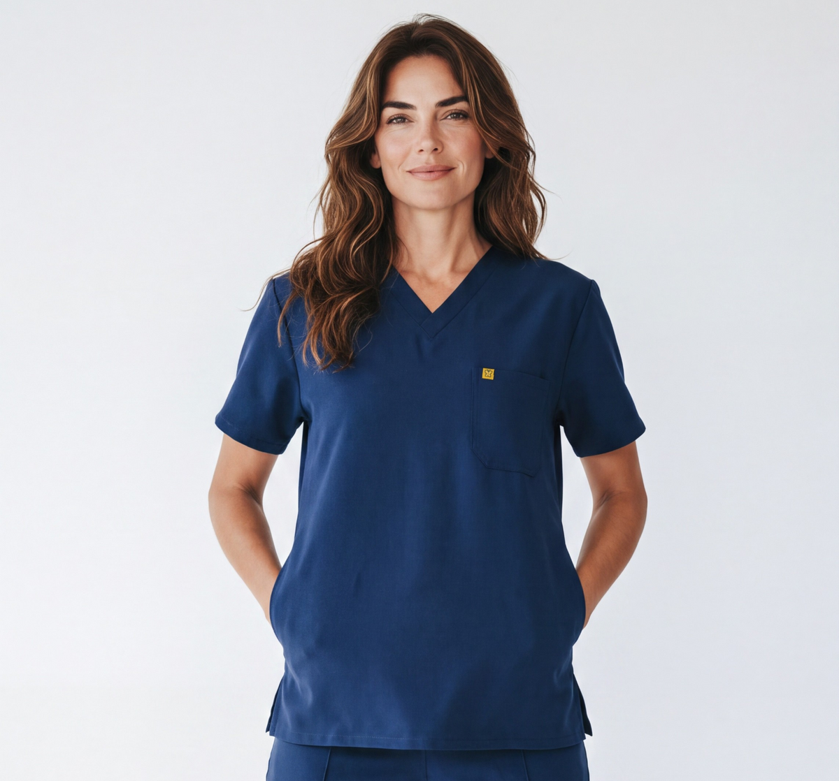 Pyjama de Bloc Femme 'Omni-Stretch'- Bleu Marine