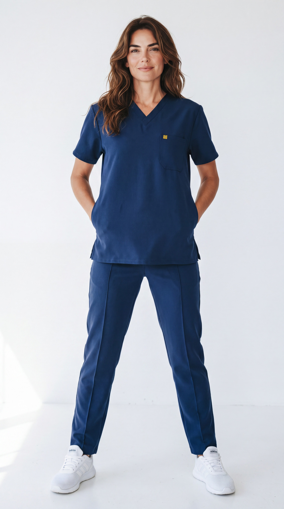 Pyjama de Bloc Femme 'Omni-Stretch'- Bleu Marine