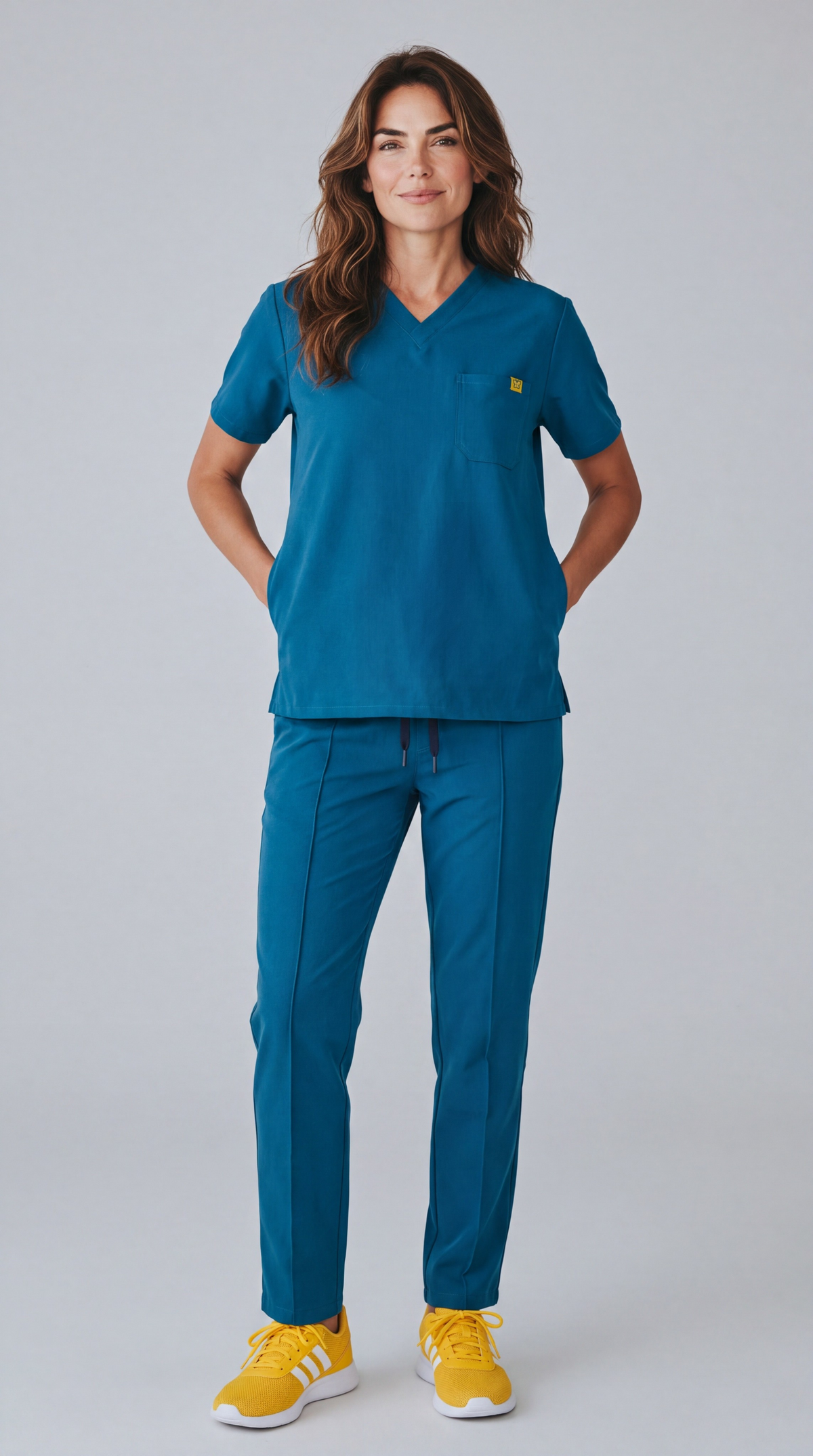Pyjama de Bloc Femme 'Omni-Stretch'- Bleu Pétrole