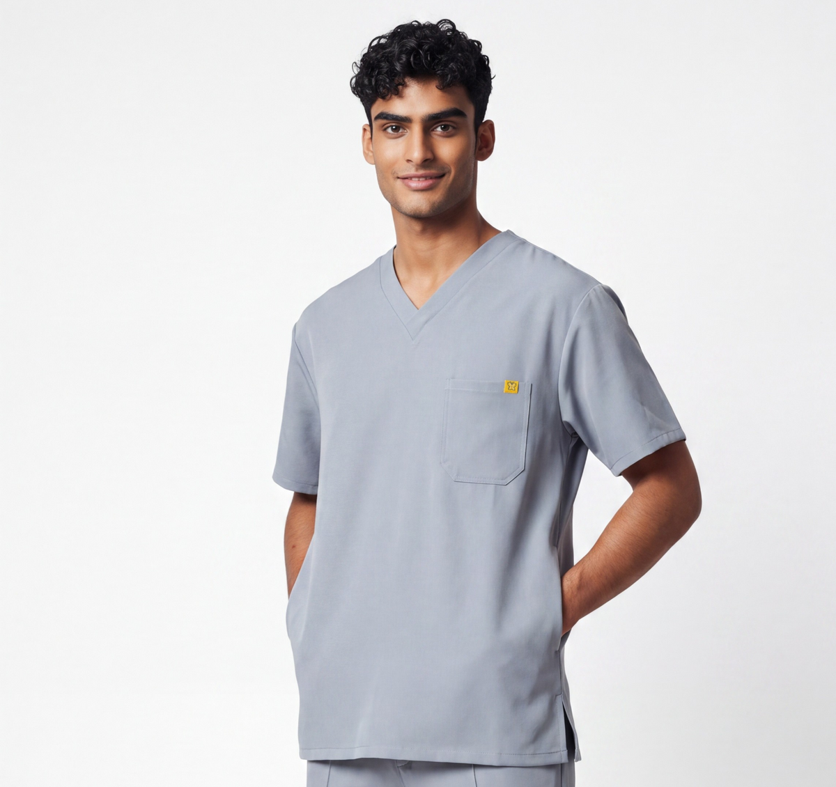 Pyjama de Bloc Homme 'Omni-Stretch'- Gris Clair
