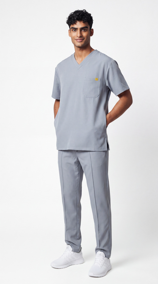 Pyjama de Bloc Homme 'Omni-Stretch'- Gris Clair