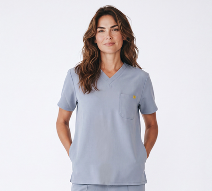Pyjama de Bloc Femme 'Omni-Stretch'- Gris Clair