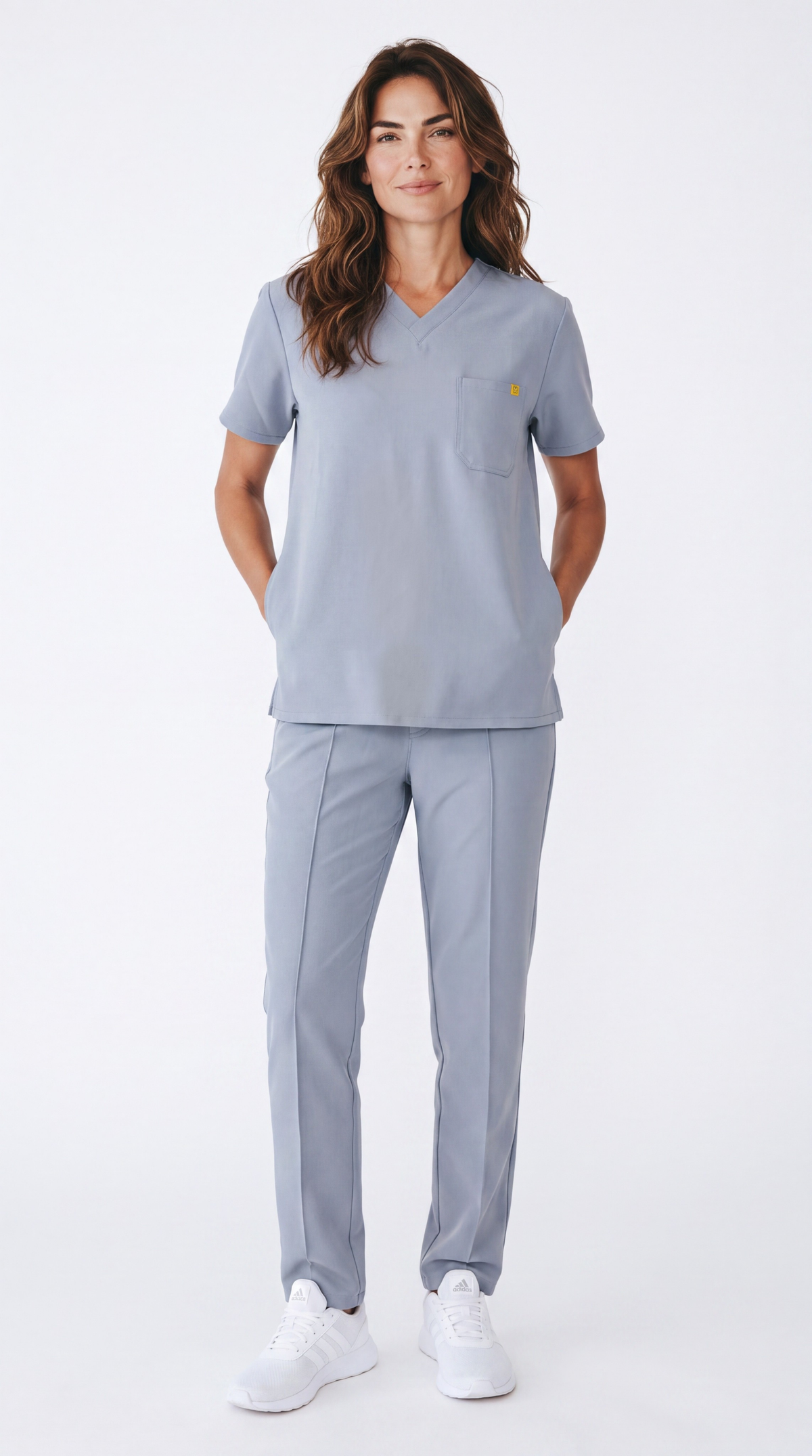 Pyjama de Bloc Femme 'Omni-Stretch'- Gris Clair