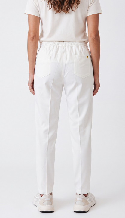 Pyjama de Bloc Femme 'Omni-Stretch'- Blanc Cassé
