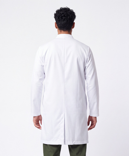 Blouse Col Officier Homme 'Soft-Tech' - Manches Longues