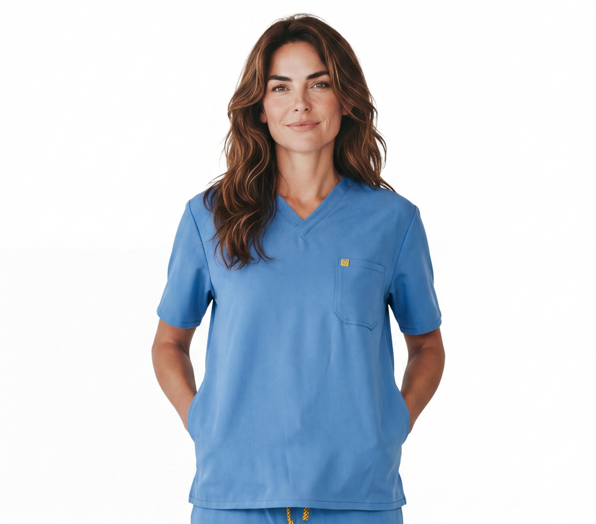 Pyjama de Bloc Femme 'Bi-Stretch'- Bleu Azur