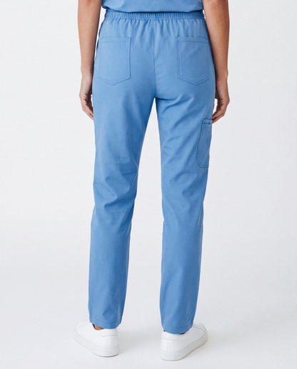 Pyjama de Bloc Femme 'Bi-Stretch'- Bleu Azur