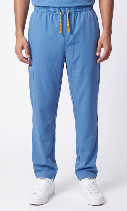 Pyjama de Bloc Homme 'Bi-Stretch'- Bleu Azur