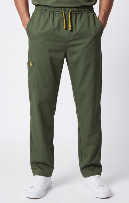 Pyjama de Bloc Homme 'Bi-Stretch'- Vert Kaki