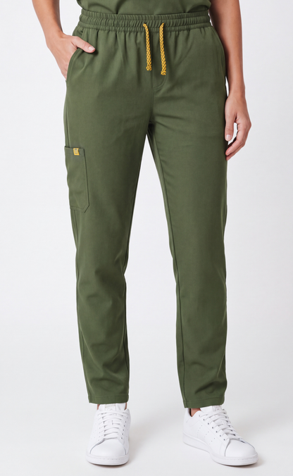 Pyjama de Bloc Femme 'Bi-Stretch'- Vert Kaki