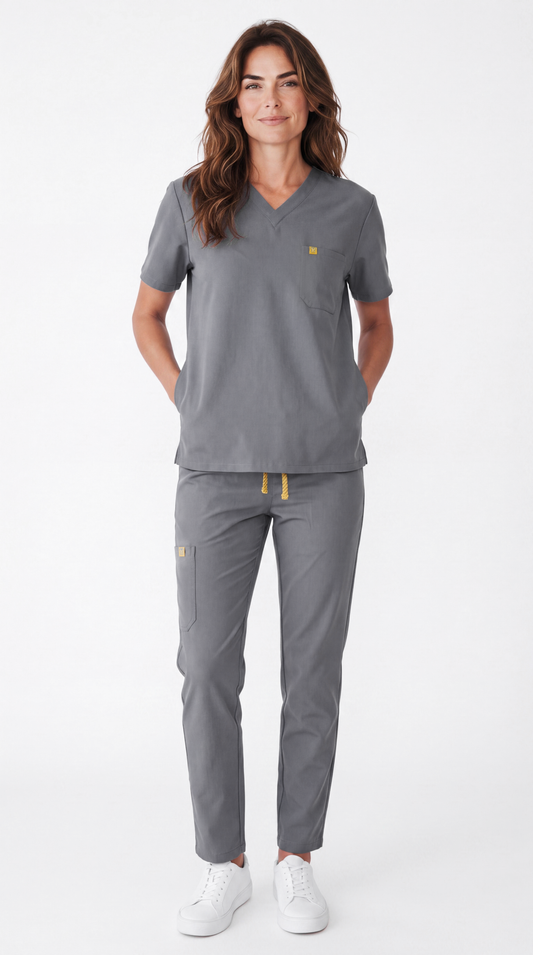 Pyjama de Bloc Femme 'Bi-Stretch'- Gris