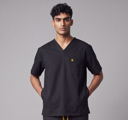 Pyjama de Bloc Homme 'Bi-Stretch'- Noir