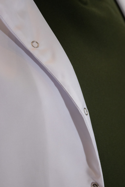 Blouse Col Officier Femme 'Soft-Tech' - Manches Courtes
