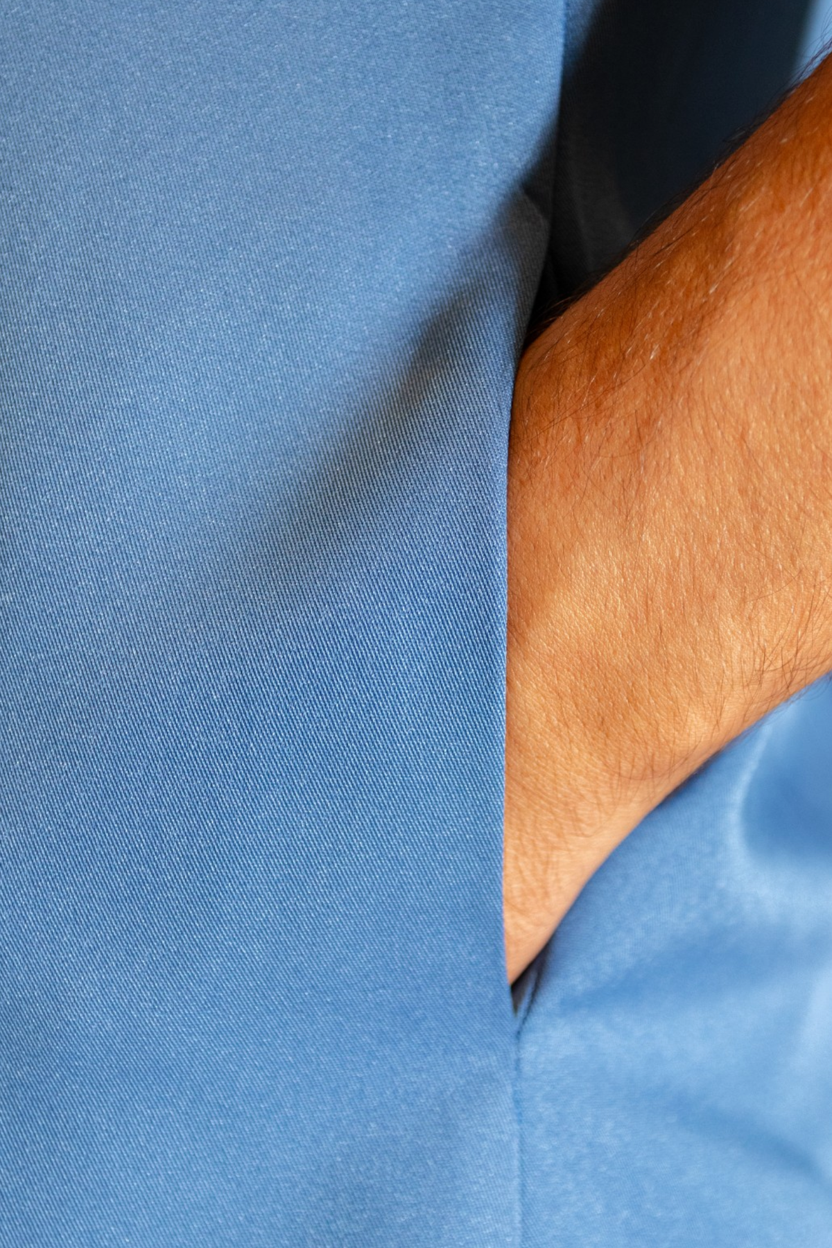 Pyjama de Bloc Homme 'Bi-Stretch'- Bleu Azur