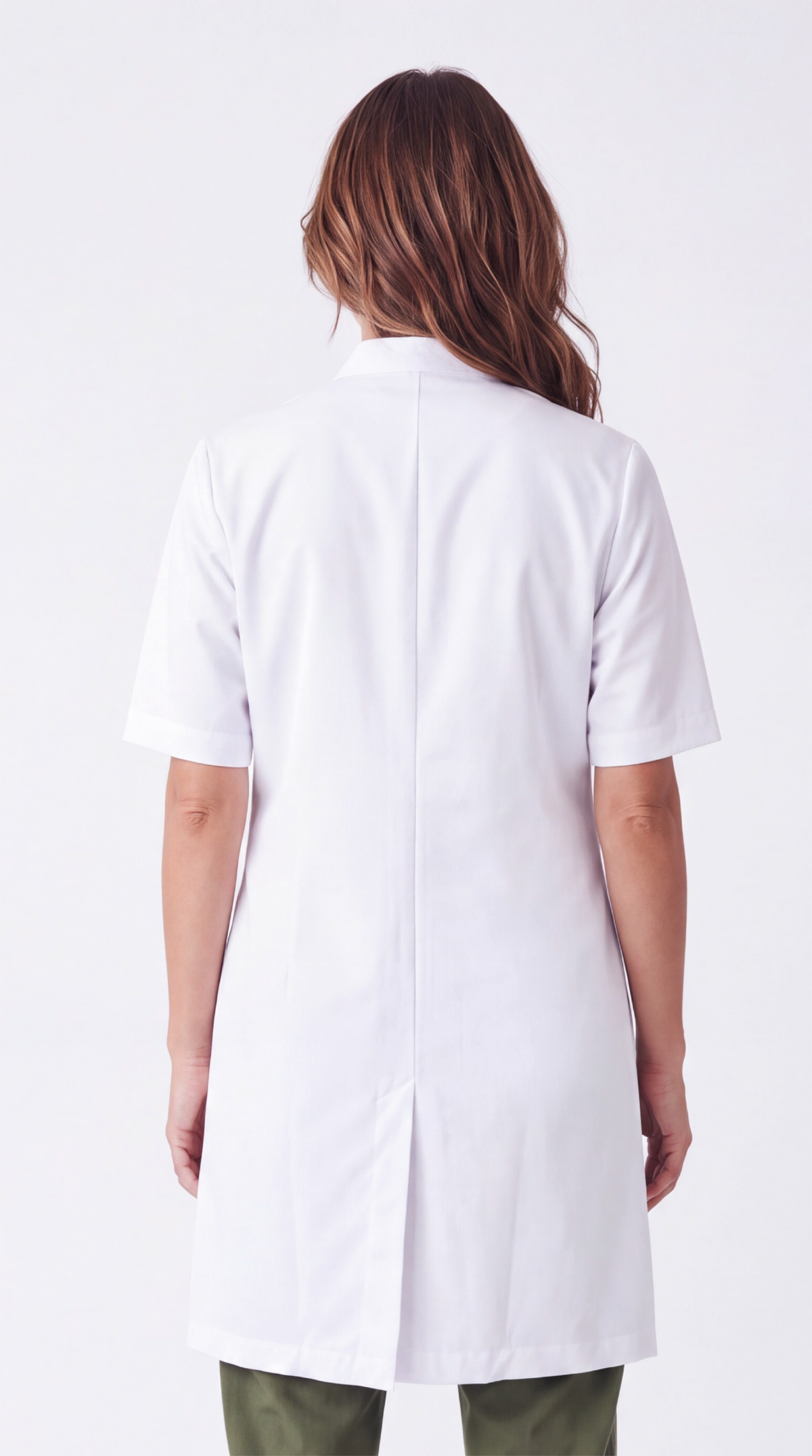 Blouse Col Officier Femme 'Soft-Tech' - Manches Courtes